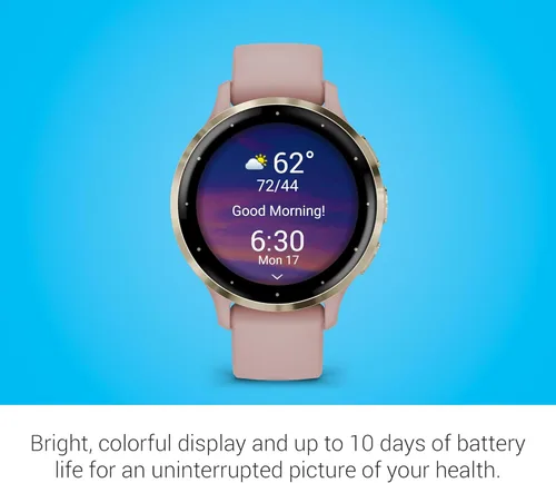 Miniatura 4 de Garmin Venu 3S Reloj inteligente GPS para correr con pantalla AMOLED, funciones avanzadas de salud y fitness, hasta 14 días de duración de batería