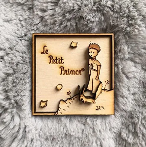 Miniatura 5 de The Little Prince Wood Engraved Magnet - n.1 - multi-layered/Wood carving