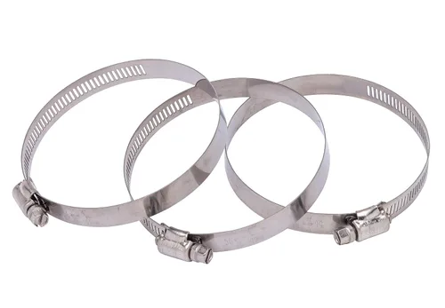 Miniatura 6 de Abrazadera de manguera inoxidable de 3" a 4" de diámetro, banda ancha de 9/16", (#56) 300 SS, 18-8 S/S (10 piezas)