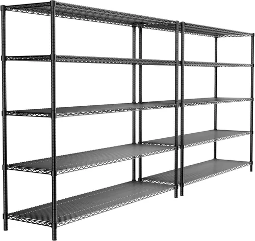 Miniatura 31 de Estantería de alambre resistente de 45 pulgadas de ancho x 20 pulgadas de profundidad x 47 pulgadas de alto, estante de almacenamiento de 3 niveles