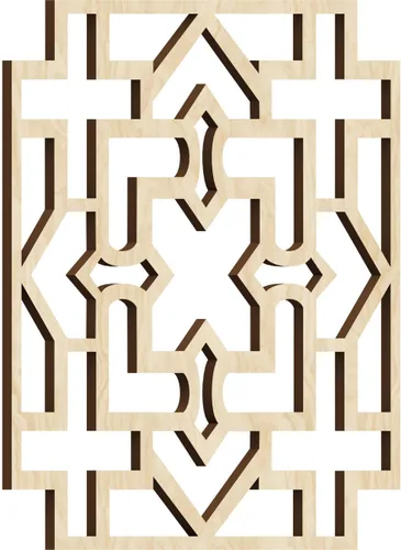 Miniatura 43 de Wise Paneles decorativos de madera con calado, extra pequeños, 7 3/8 pulgadas de ancho x 7 3/8 pulgadas de alto x 1/4 pulgadas de alto, roble rojo