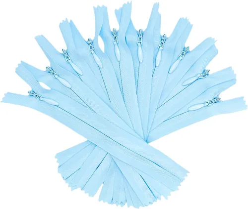Miniatura 10 de YaHoGa 10 cremalleras invisibles de 4 pulgadas ocultan cremalleras para costura, vestidos, prendas, ropa, almohadas, sastres, manualidades