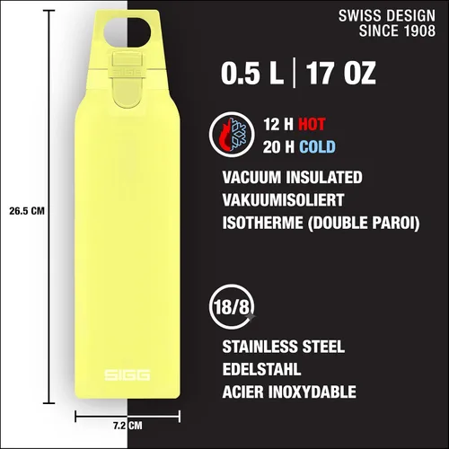 Miniatura 2 de SIGG - Thermo Flask Hot & Cold ONE - Botella de agua aislada - Filtro de té - A prueba de fugas - Sin BPA - Acero inoxidable - 17 onzas