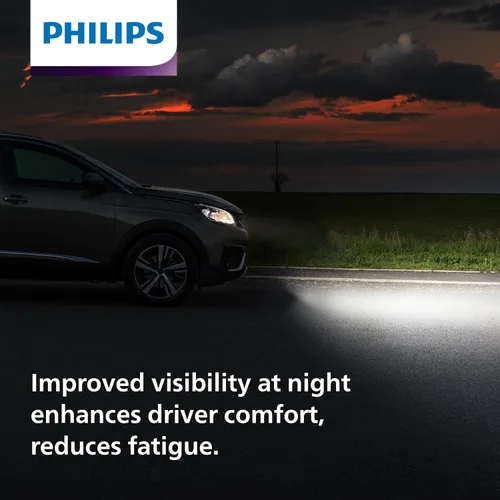 Miniatura 3 de Philips Automotive Lighting H11 NightGuide Platinum Premium - Foco de recambio automotriz para faros, para haz alto, haz bajo y posición de niebla