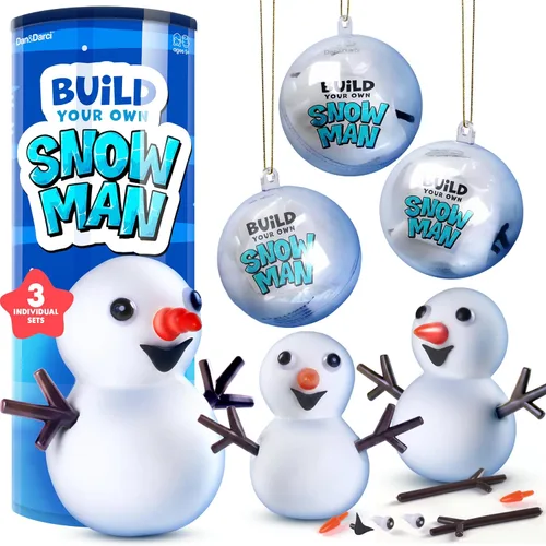 Dan&Darci Kit de fabricación de muñeco de nieve para niños, kits de manualidades para niñas, niños, niños pequeños, niños, niños pequeños,