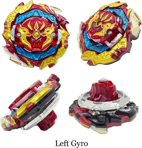 Miniatura 4 de Battling Tops Burst Battle B-188 Guilty Longinus Kr MDS-2 Juguetes Giratorios para Niños con Lanzador Bey Personalizado B-184 (B-188)