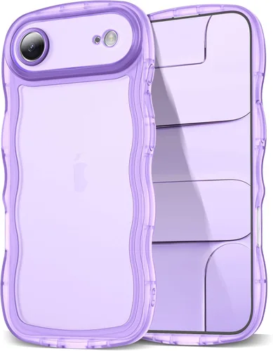 Miniatura 152 de SKYLMW Compatible con iPhone 6s Plus/6 Plus Case de 5.5", Linda Kawaii Marco Ondulado Rizado Forma de Marco Funda de Silicona Suave Resistente a