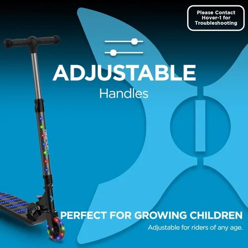 Miniatura 4 de Hover-1 Nano Kick Scooter para niños (más de 5 años) Cuenta con eje inclinado a giro, neumáticos de poliuretano sólido y diseño delgado
