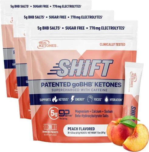 Miniatura 9 de Real Ketones BHB - Polvo energético de cetonas exógenas sin azúcar con 4 electrolitos principales en ayunas y cetonas BHB patentadas hidratantes