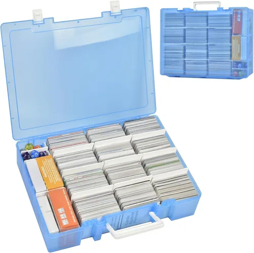 Xuerdon Caja de Almacenamiento de Tarjetas Coleccionables, Estuche Organizador para más de 2300 Cartas de Juego Compatible con PM TCG/para