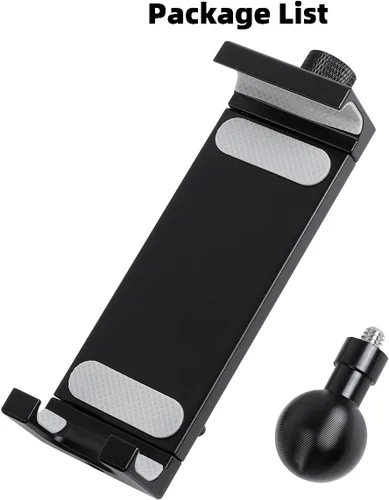 Miniatura 6 de Soporte de tableta de aleación de aluminio con cabezal de bola de 1 pulgada - Soporte giratorio para tableta 360 para iPad y otros dispositivos