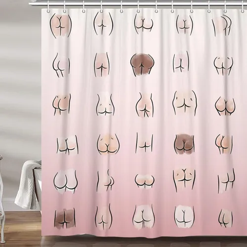 Miniatura 10 de JAWO Cortina de ducha de vaca de granja para baño, bonito juego de cortinas de ducha de tela de granja rústica sobre madera, divertidos accesorios