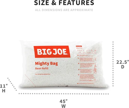 Miniatura 3 de Big Joe Relleno de granos de poliestireno para pufs o manualidades, 100 litros
