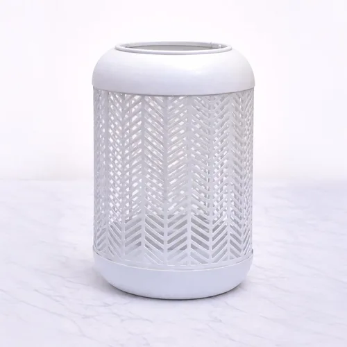 Miniatura 7 de Decozen Farol colgante para velas – Portavelas decorativo pequeño de metal negro para decoración del hogar, patio, comedor, sala de estar