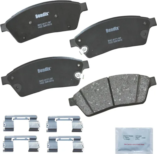 Miniatura 60 de Pastillas de freno delanteras cerámicas Bendix Priority1 CFC2302 para Hyundai Elantra 2021, Sonata 2022-2020, Kia K5 2023-2021