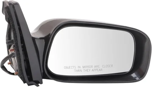 Miniatura 11 de TRQ Cubierta cromada del espejo manual del lado del pasajero, acabado liso para Volvo VNL 2004-2014