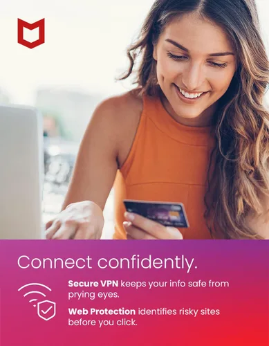 Miniatura 2 de McAfee Protección total 2022 3 dispositivos Software de seguridad antivirus de Internet VPN, administrador de contraseñas, monitoreo de web