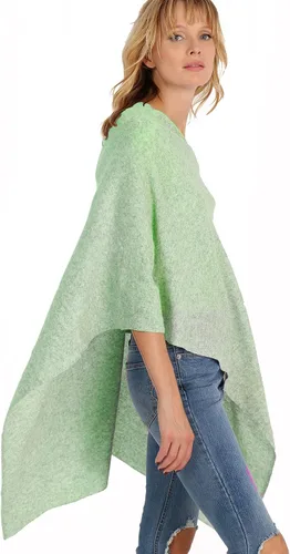 Miniatura 2 de Minnie Rose Poncho ruana de cachemira para mujer