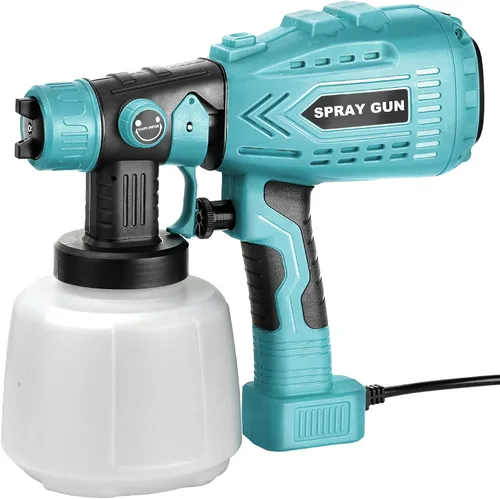 Miniatura 9 de Pulverizador de pintura inalámbrico para batería Black&Decker de 20V, pistola de pintura manual con 3 patrones de pulverización y 4 boquillas, ideal