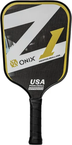 Onix Graphite Z5 - Paleta de pickleball de fibra de carbono con forma de cuerpo ancho, núcleo de panal y cara de grafito ONIX Paleta de pickleball