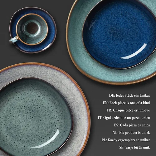 Miniatura 9 de Villeroy & Boch – Taza Lave gris con asa, elegante taza de gres ideal para el uso diario, apto para lavavajillas, gris, 13.5 fl oz