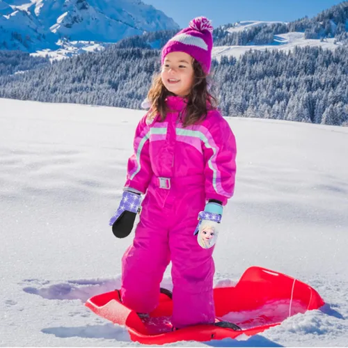 Miniatura 5 de DISNEY Mickey Mouse - Mitones para niños de 2 a 4 años, guantes impermeables para niños, guantes de nieve de Mickey Kids, guantes Thinsulate 3M