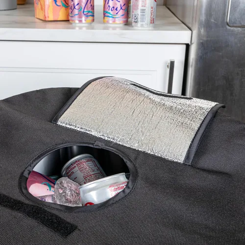 Miniatura 11 de Household Essentials Enfriador térmico de pie con bolsa de viaje, poliéster resistente