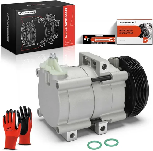 Miniatura 10 de A-Premium Compresor de aire acondicionado con embrague compatible con Ford F-150 2002-2003, F-250 F-350 F-450 F-550 Super Duty, 4.6L 5.4L 6.8L