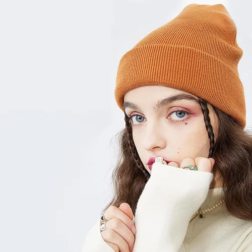 Miniatura 4 de Gorro de punto de invierno personalizado con tu texto y foto para hombres y mujeres