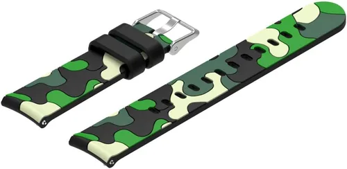 Miniatura 7 de FitTurn Correa de reloj compatible con Huami Amazfit GTS y Amazfit GTR 1.654 in Smart Watch Reemplazo suave estilo camuflaje silicona 0.787 in
