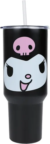 Miniatura 22 de Bioworld Grinch Grinning Face - Vaso de acero inoxidable con asa (40 onzas), color verde Grinch Sonriendo Cara