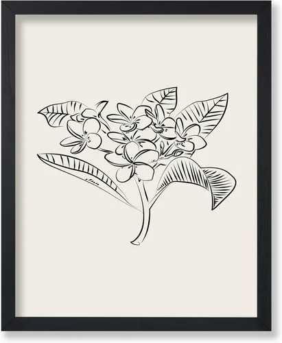 Miniatura 103 de Poster Master Póster de peonías – Estampado de flores retro – Ilustración floral – Ilustración en blanco y negro – Diseño de línea y abstracto