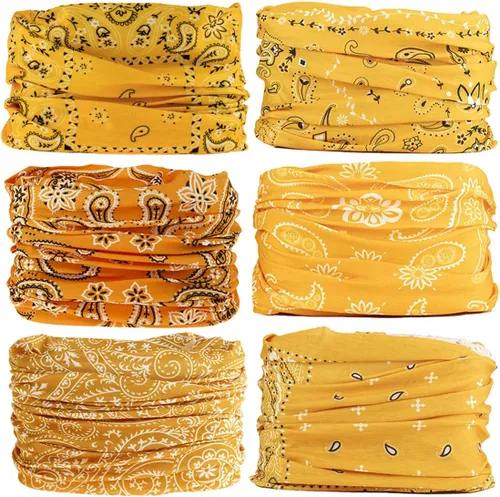 Miniatura 16 de Polaina para el cuello, máscara facial, bufanda bandana para hombres y mujeres, sol, polaina de tubo a prueba de polvo para ciclismo, motocicleta