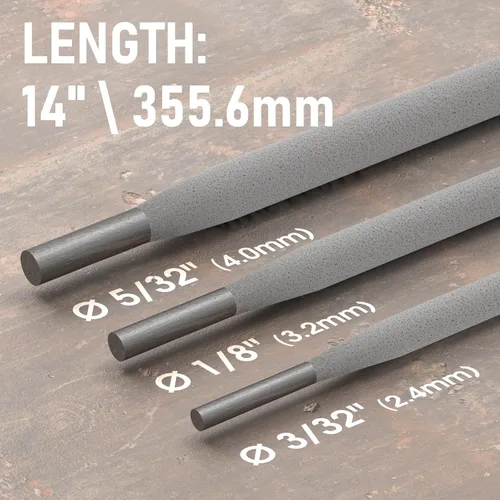 Miniatura 4 de YESWELDER E6011 3/32 '' 2LB Electrodos de barra de soldadura de acero de carbono