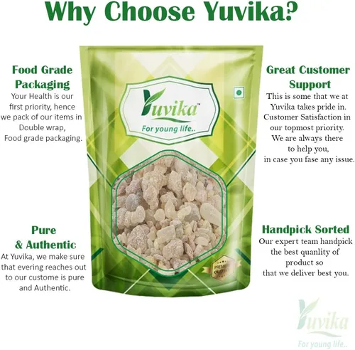 Miniatura 3 de YUVIKA Gond Kondru Goma de mascar Shallaki - Boswellia Serrata Gum (3.53 oz)