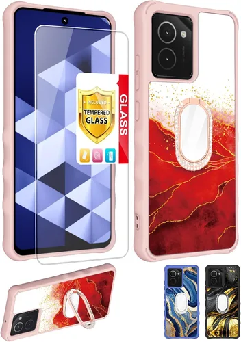 Miniatura 53 de Aroepurt Funda compatible con Gabb Phone 3 Pro Phone Case Stand Cover [Protección gruesa de silicona suave] [Cambio de forma multidireccional 3D]