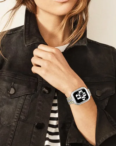 Miniatura 2 de Compatible con Apple Watch Band de 1.772 pulgadas, 1.732 pulgadas, 1.654 pulgadas, 1.614 pulgadas, 1.575 pulgadas, 1.496 pulgadas, para mujer
