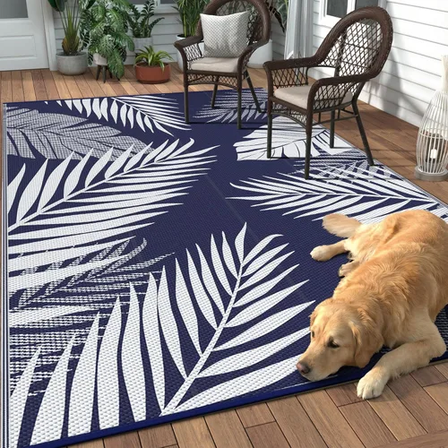 Miniatura 54 de GENIMO - Tapete reversible e impermeable para exteriores, en oferta, de paja de plástico, para áreas grandes, campamentos, RV, pícnics, terrazas