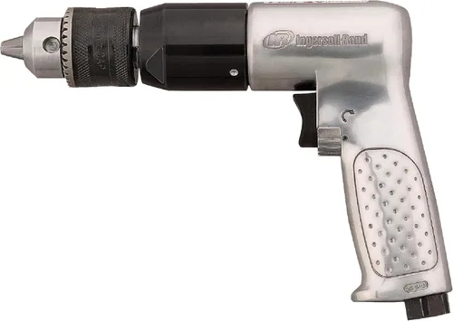Miniatura 8 de Ingersoll Rand 7803RAKC Taladro neumático de mandril sin llave de 1/2 pulgada, 500 RPM, 0.5 HP, par de 10.6in-lb, pistola