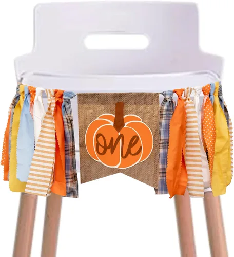 Miniatura 11 de Cartel espeluznante para silla alta de Halloween, suministros de decoración de fiesta de primer cumpleaños, guirnalda espeluznante con temática