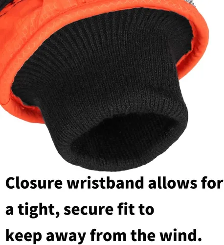 Miniatura 4 de XTACER Kids Ski Snow Gloves Snowboard Winter Warm Cold Weather Gloves for Boys Girls Children