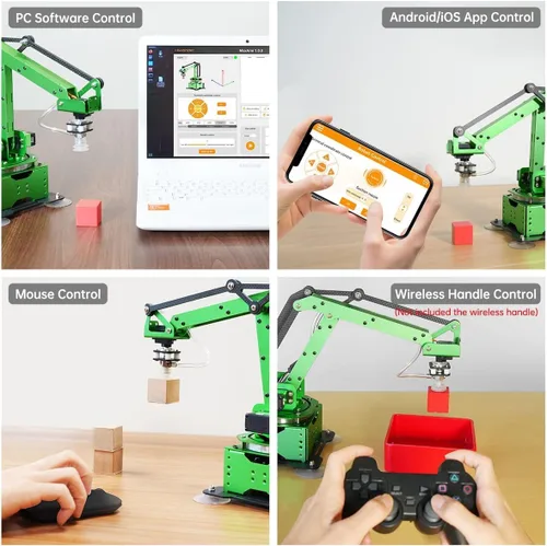 Miniatura 3 de LewanSoul Kit de Brazo Robótico, MaxArm para Programación Arduino Python ESP32 Brazo Robótico Inteligente de Código Abierto con Servo de Bus