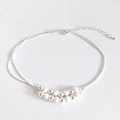 Miniatura 8 de Ankle Bracelets for Women Girls,Adjustable Silver Anklet for women 14K Chain Anklets Summer Beach Foot for Teen Girls