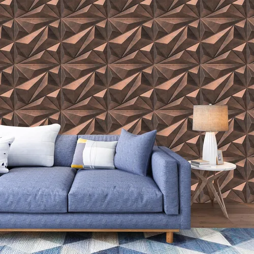 Miniatura 7 de Art3dwallpanels Panel de pared de PVC 3D diamante para decoración de pared interior, panel de PVC para decoración de pared, paneles de pared
