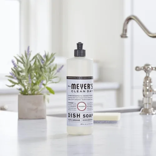 Miniatura 77 de Mrs. Meyer’s Clean Day - Detergente líquido para platos, aroma a lavanda, botella de 16 oz