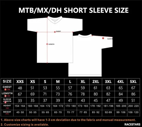 Miniatura 2 de Camiseta de ciclismo de montaña para hombre, Maillot de MTB Motocross manga corta Anti-uv Bicicletas Enduro Racing Racewear