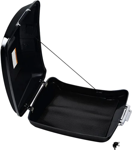 Miniatura 6 de TCMT Respaldo Trasero con Caja de Equipaje de Motocicleta de 14 cm para Harley Touring 2014-2025 CVO Road King Road Glide Street Glide Electra Glide