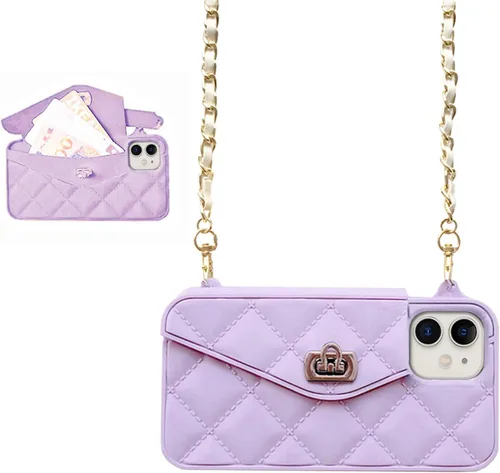 Miniatura 24 de UnnFiko - Funda tipo cartera compatible con iPhone XR, diseño elegante de bolsa de lujo, cartera abatible con funda para tarjetas, cubierta de Negro