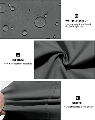 Miniatura 5 de Little Donkey Andy Chaleco Softshell ligero a prueba de viento para mujer, para golf, tenis, correr, ciclismo