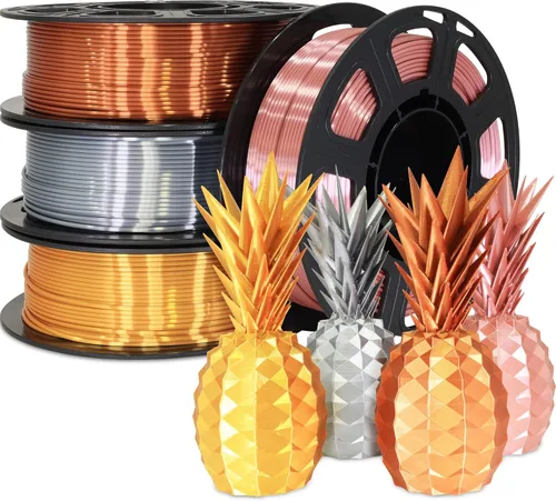 Miniatura 13 de Bblife - Filamento PLA multicolor de arcoíris, brillante, cambia rápidamente de color y tiene un efecto sedoso, material para impresión 3D, 2.2